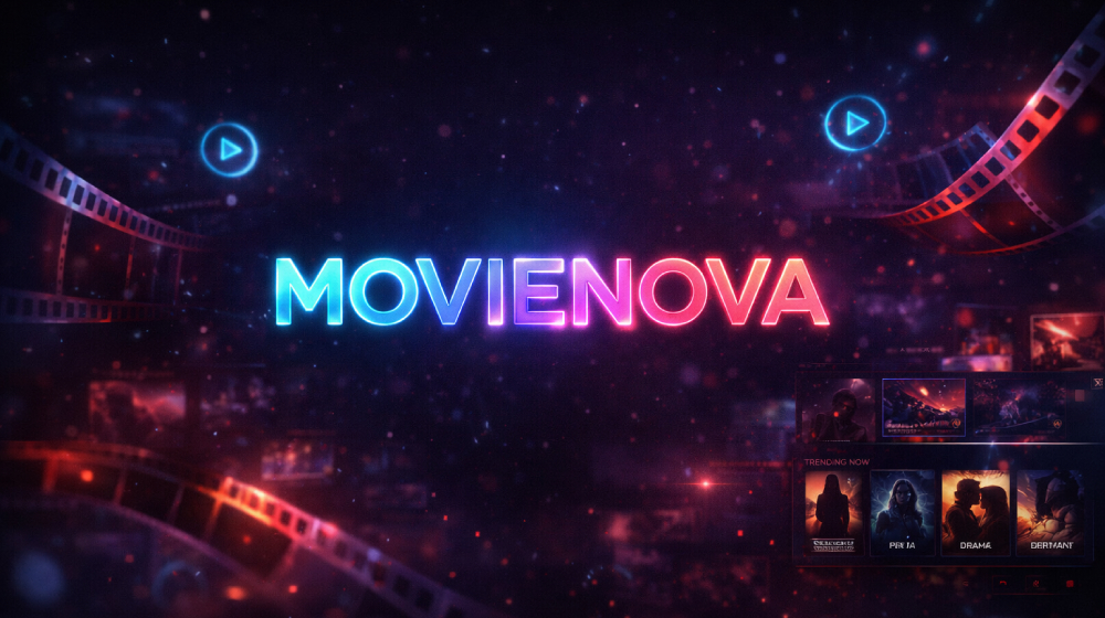Movienova watching movies and TV series banner